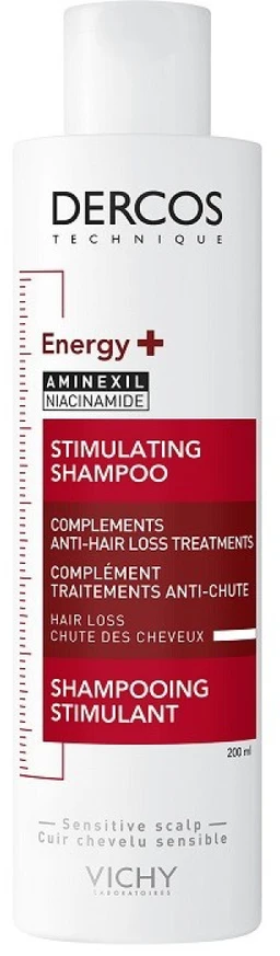 "Vichy Dercos" stimuliuojantis energizuojantis šampūnas nuo plaukų slinkimo 200ml