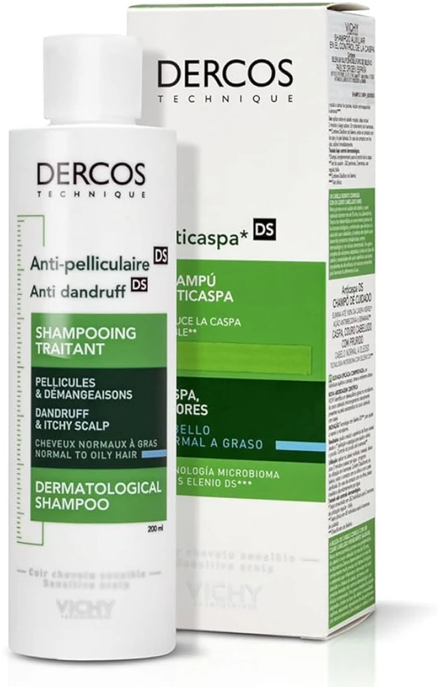 Šampūnas nuo pleiskanų normaliems ir riebaluotiems plaukams, 200 ml