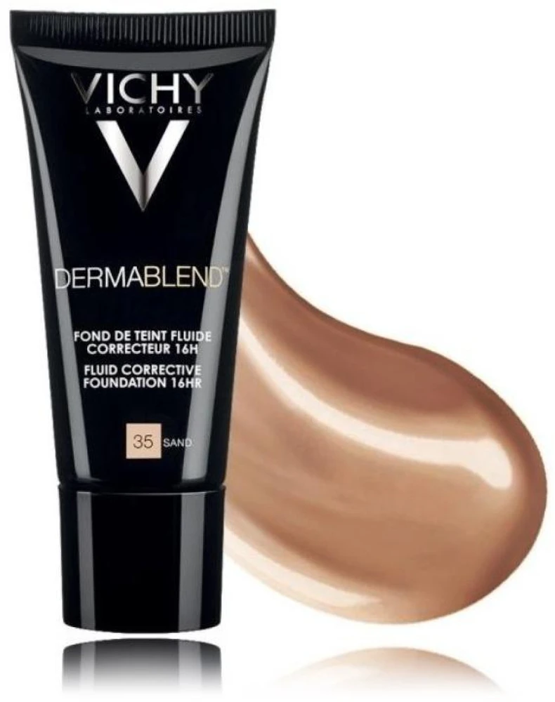 Korekcinis makiažo pagrindas Vichy Dermablend, 35 Sand, 30 ml