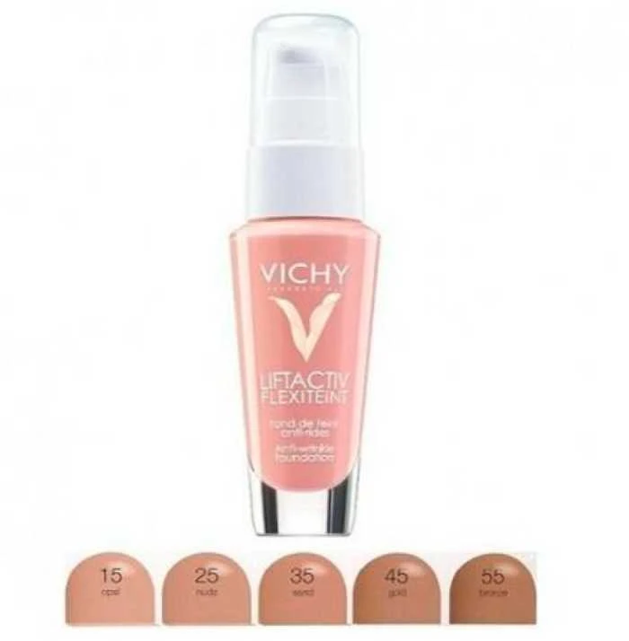 "Vichy Flexilift Maq Sand N35" tonuojantis kremas 30ml