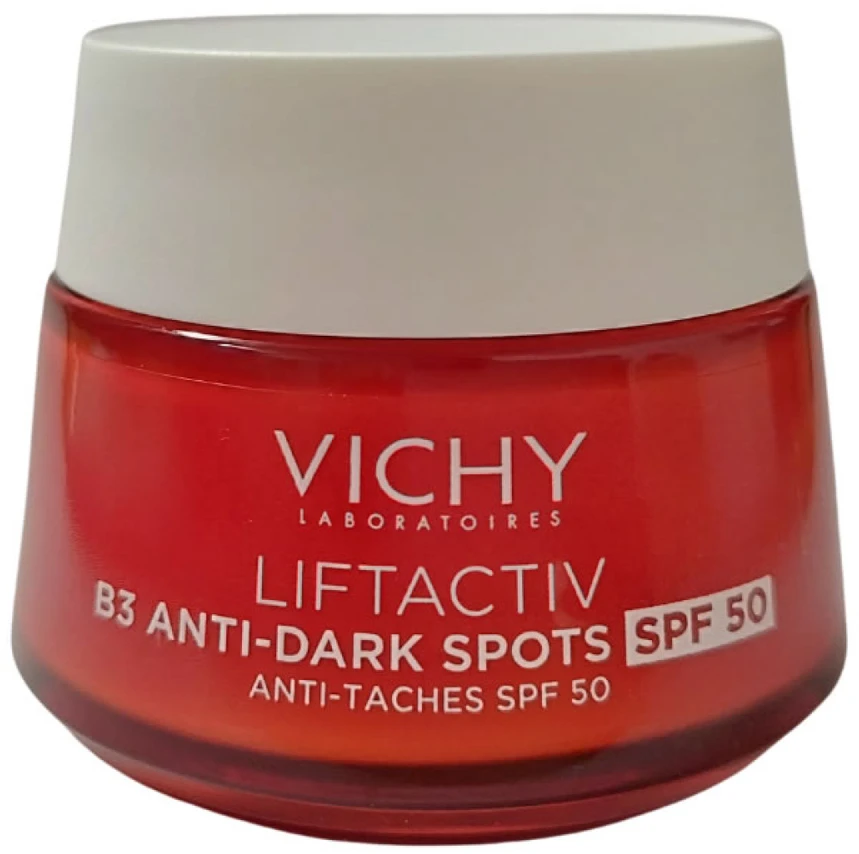 Vichy Liftactiv B3 Anti-Blemish Kreminis Spf50 intensyvaus poveikio kremas nuo raukšlių pigmentinių dėmių korekcijai 50ml