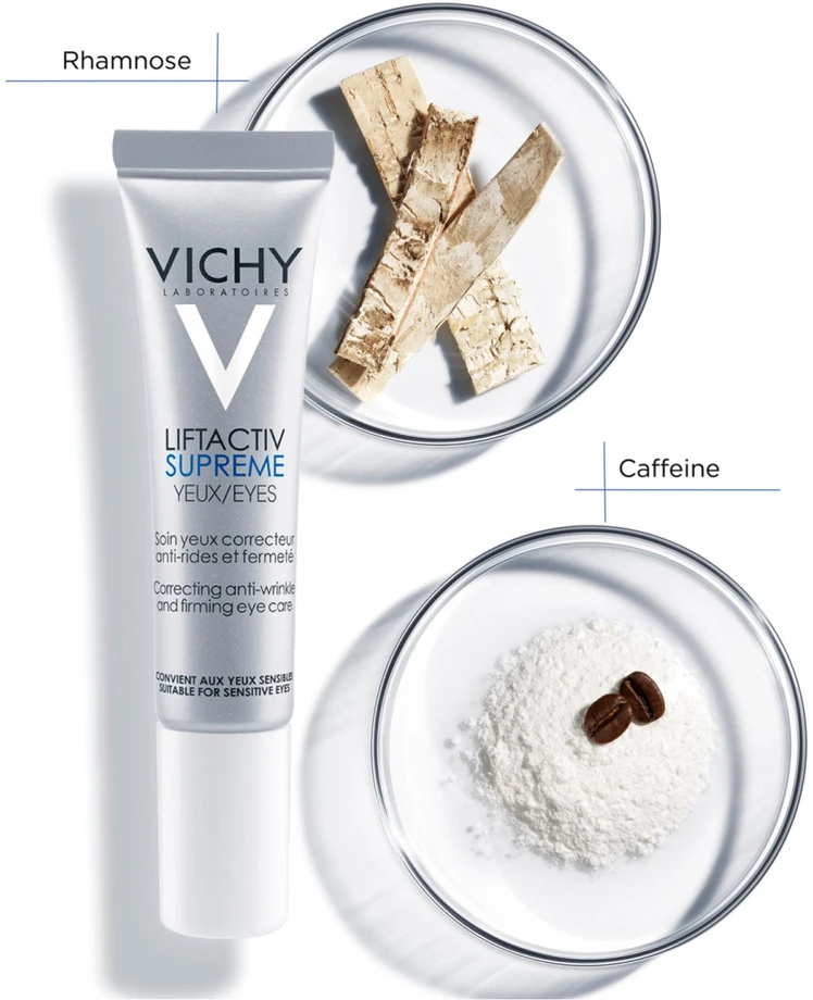 Vichy Liftactiv Supreme Paakių kremas stangrinamasis paakių kremas nuo raukšlių, 15 ml