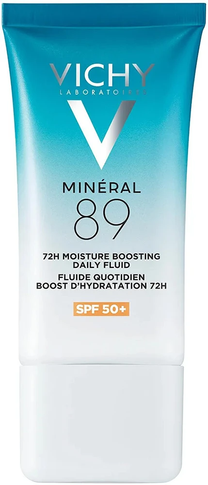 Vichy Minéral 89 72H Moisture Boosting Daily Fluid SPF50+ Drėkinantis kasdienis fluidas veidui, 50 ml
