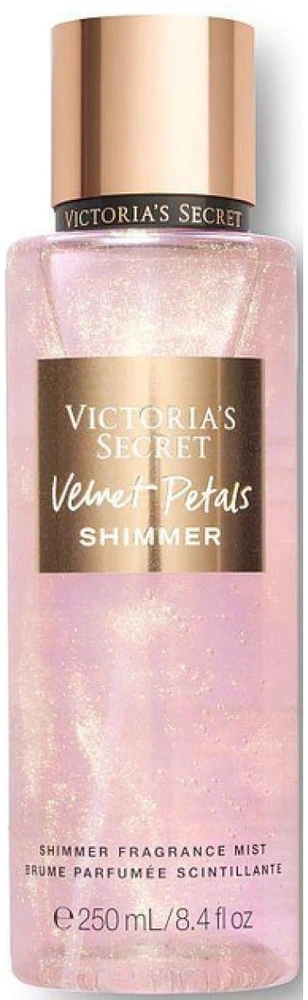 Victoria Secrets Victoria´s Secret Velvet Petals Shimmer Body Purškiklis kūno dulksna, 250 ml