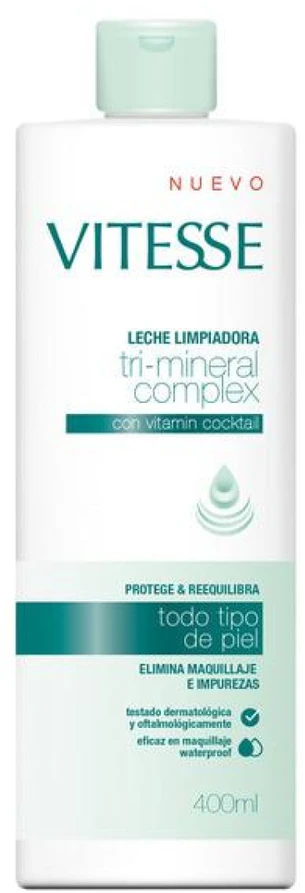 Vitesse Tri-Mineral Complex Leche Limpiadora, 400 ml