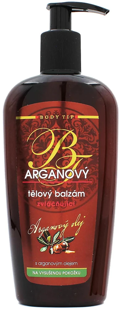 Vivaco Body Tip Body Balm with Argan Oil maitinamasis kūno balzamas su arganų aliejumi, 300 ml