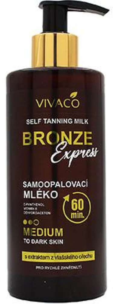 Vivaco Bronze Express Medium savaiminio įdegio losjonas, 300 ml