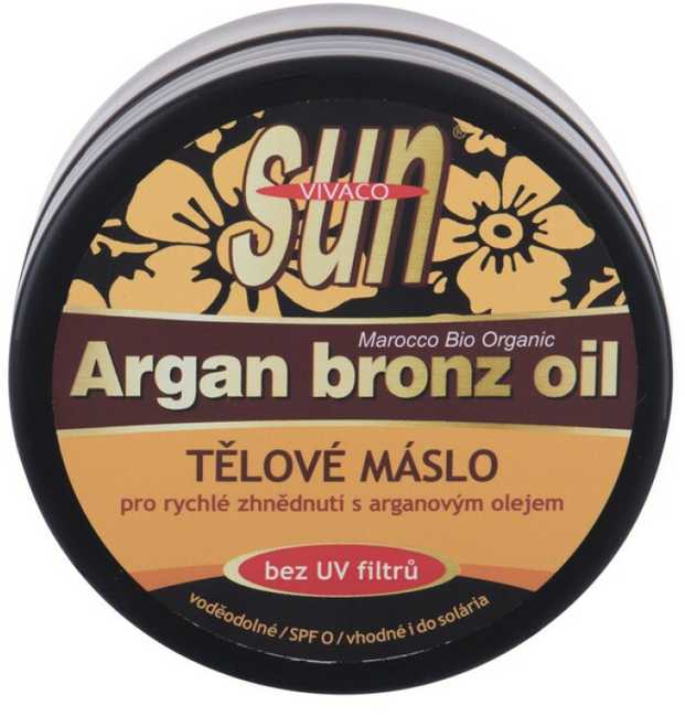 Vivaco Sun Argan Bronz Oil Sun Losjonas kūnui unisex, 200 ml