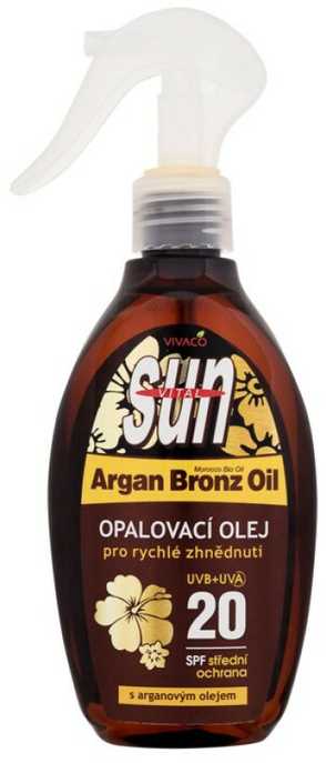 Vivaco Sun Argan Bronz Suntan Oil Sun Losjonas kūnui unisex, 200 ml