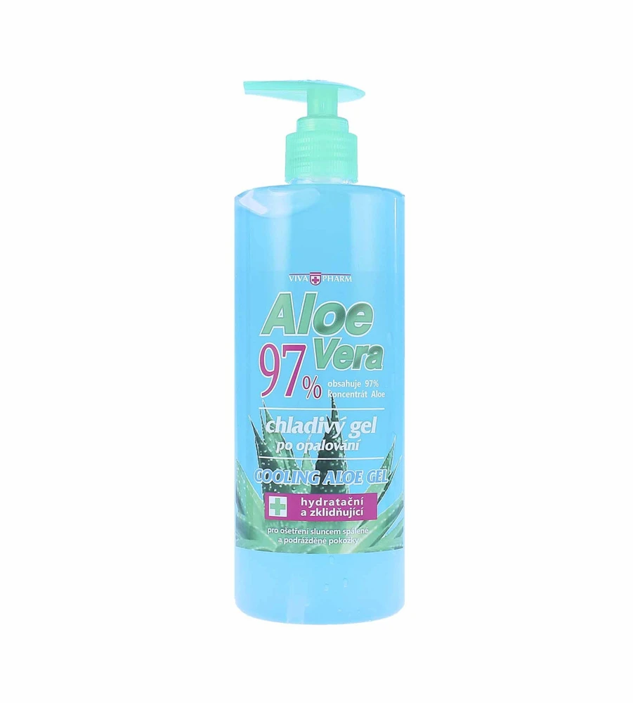 Vivaco VivaPharm Aloe Vera 97% Cooling Gel vėsinantis kūno gelis, 500 ml