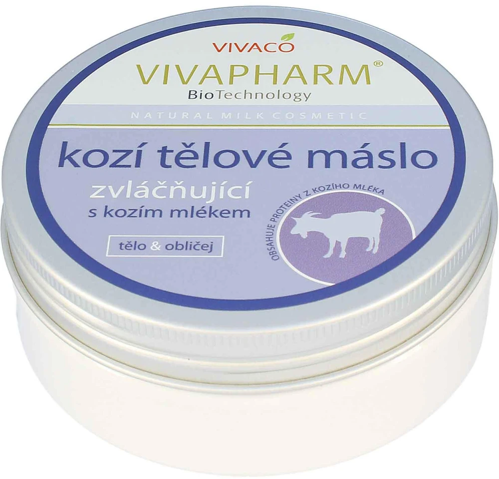 Vivaco VivaPharm Goat Milk Body Butter veido ir kūno sviestas su ožkų pienu, 200 ml