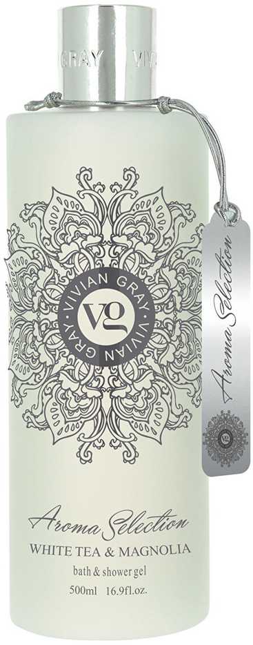 Vivian Gray Aroma Selection Baltas Tea & Magnolia Dušo želė dušo gelis, 500 ml