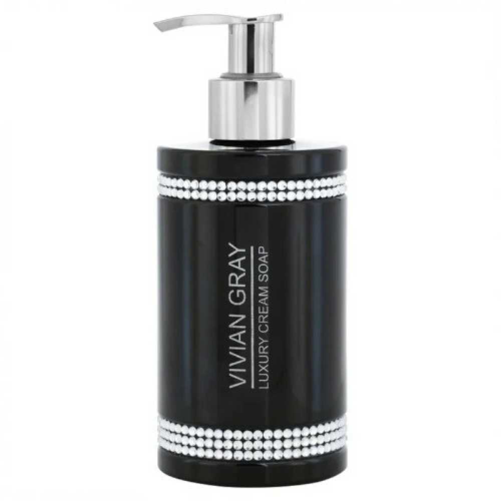 Vivian Gray kreminis skystas muilas Juodas kristalas (prabangus Kreminis muilas), 250 ml