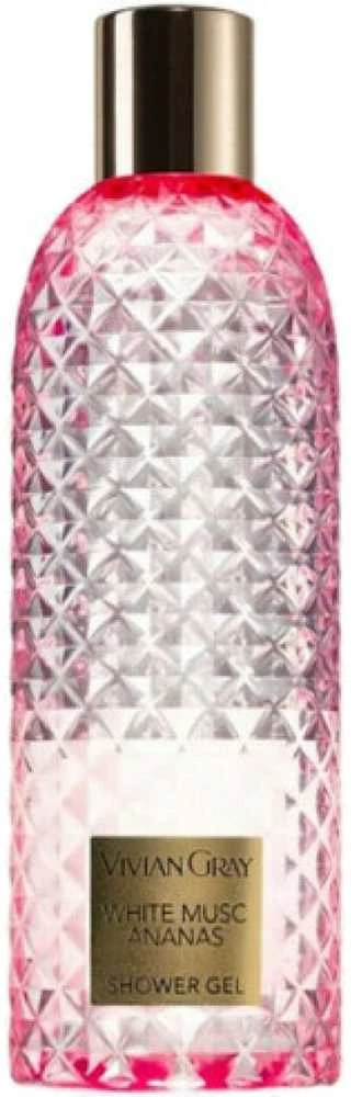 Vivian Gray Dušo želė Baltas Musk & Pineapple (Dušo želė), 300 ml