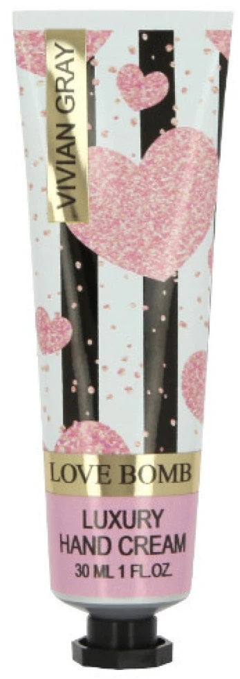Vivian Gray Love Bomb Luxury Hand Kreminis rankų kremas, 30 ml