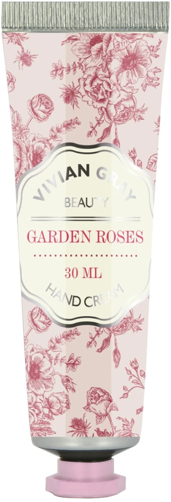 Vivian Gray Naturals drėkinamasis rankų kremas „Garden Roses“, 30 ml
