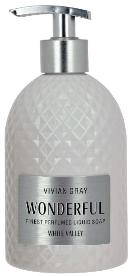 Vivian Gray Wonderful Baltas Valley Liquid Soap skystas rankų muilas, 500 ml