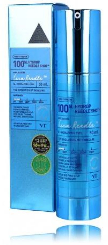 VT Cosmetics Cica Reedle Hydrop Reedle Shot 100hL Aktyvaus poveikio drėkinamoji priemonė veidui, 50 ml