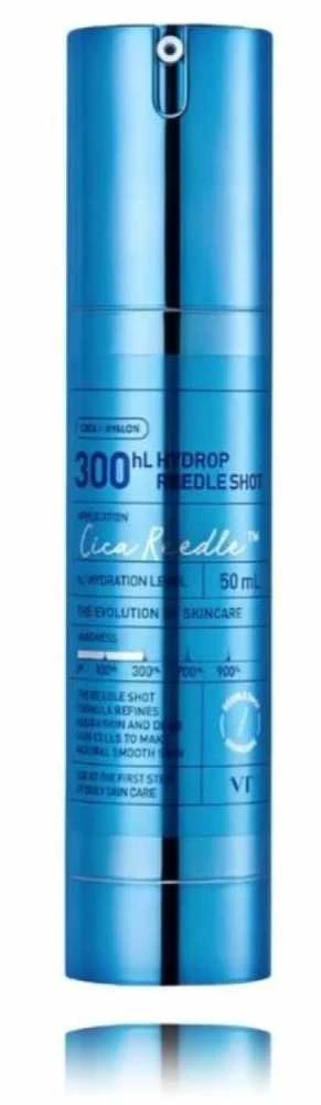 VT Cosmetics Hydrop Reedle Shot 300 hL aktyvaus poveikio drėkinamoji priemonė veidui, 50 ml