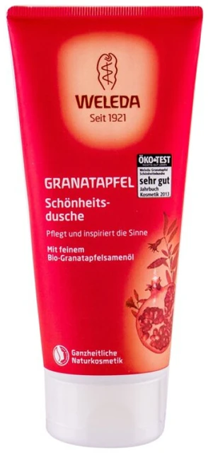 Weleda Pomegranate Creamy Kūno prausiklis Shower Kreminis moterims, 200 ml