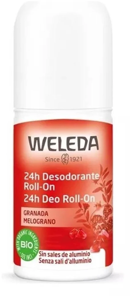 Weleda Pomegranate Roll-On Dezodorantas rutulinis dezodorantas, 50 ml