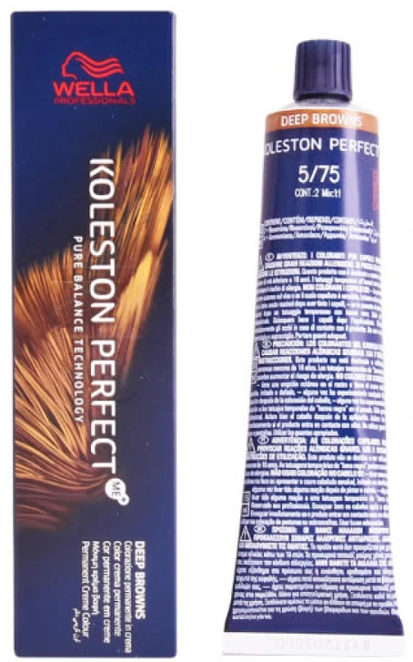 "Wella Koleston Perfect Me+ 5/75 Deep Browns" 60ml plaukų dažai