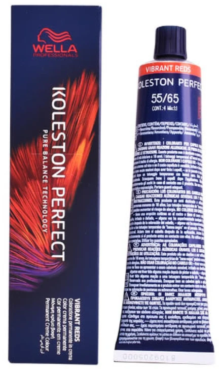 "Wella Koleston Perfect Me+ 55/65 Vibrant Reds" plaukų dažai 60 ml