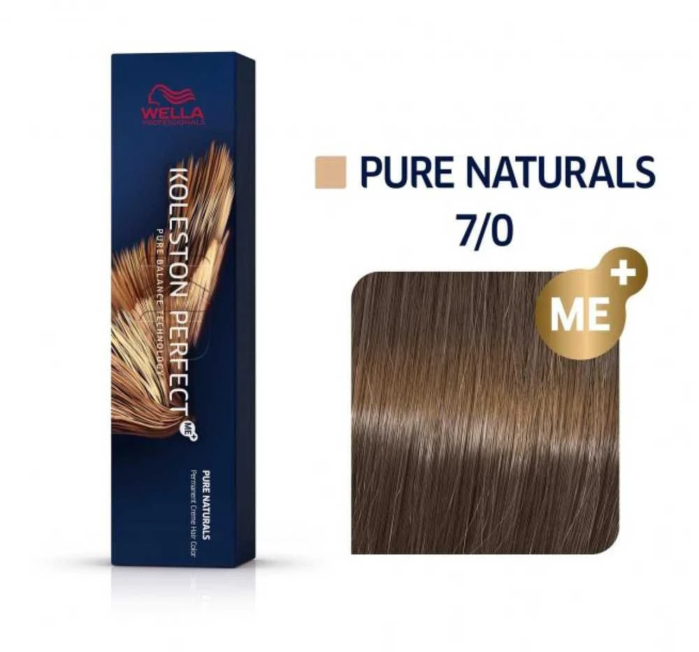 "Wella Koleston Perfect Me+ 7/0 Pure Naturals" plaukų dažai 60ml