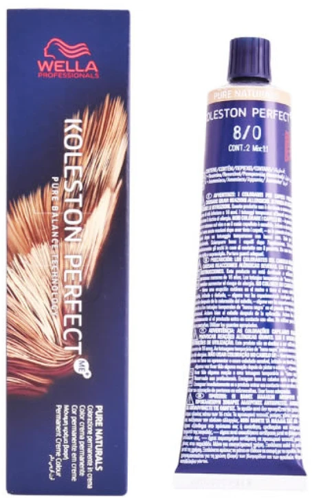 "Wella Koleston Perfect Me+ 8/0 Pure Naturals" plaukų dažai 60ml