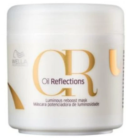 Švytėjimą sustiprinanti plaukų kaukė Wella Oil Reflections Luminous Reboost Mask 150 ml