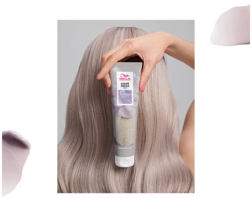 Kaukė suteikianti atspalvį plaukams Wella Color Fresh Mask 150 ml - Pearl Skirtas šviesiems plaukams