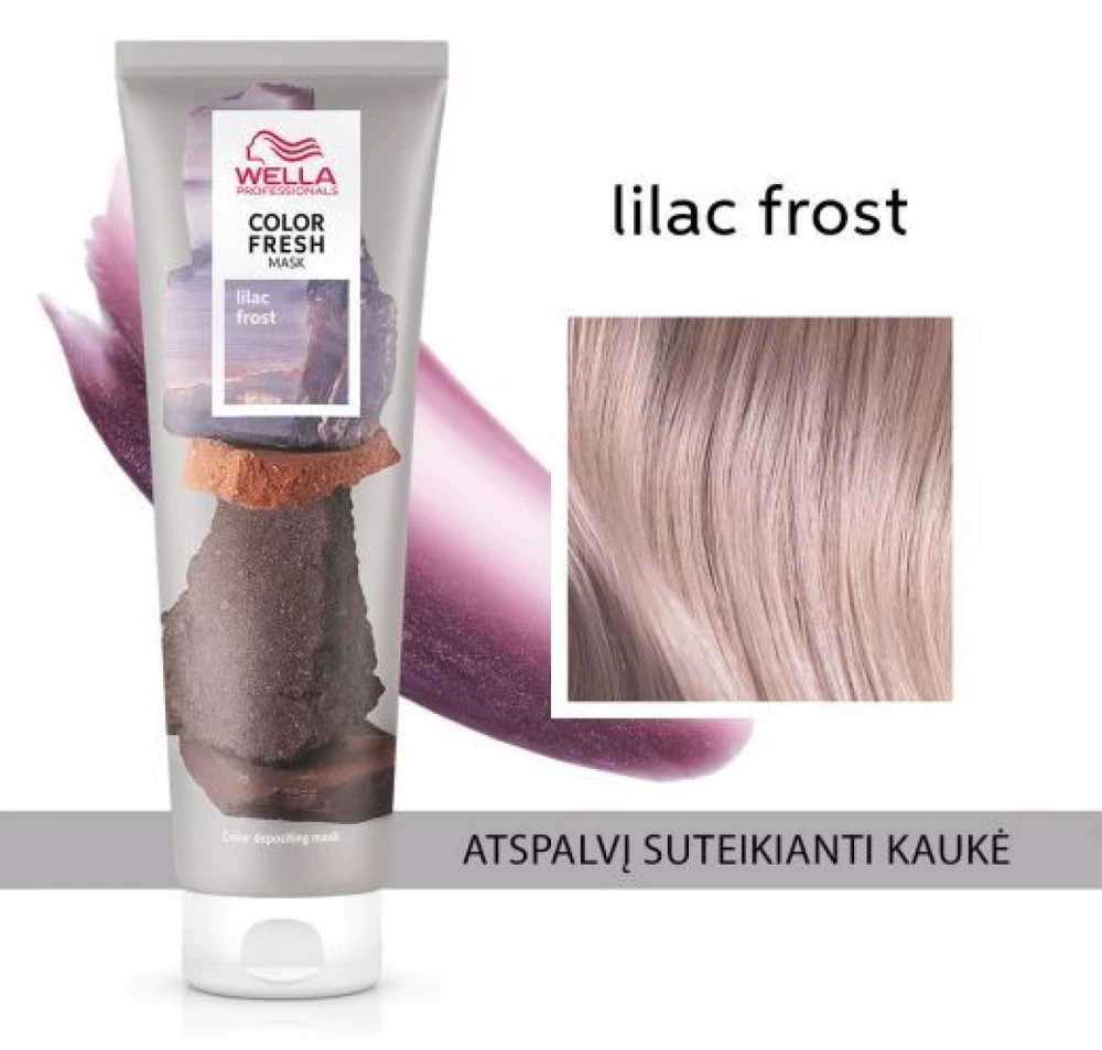 Kaukė suteikianti atspalvį plaukams Wella Color Fresh Mask 150 ml - Lilac Frost