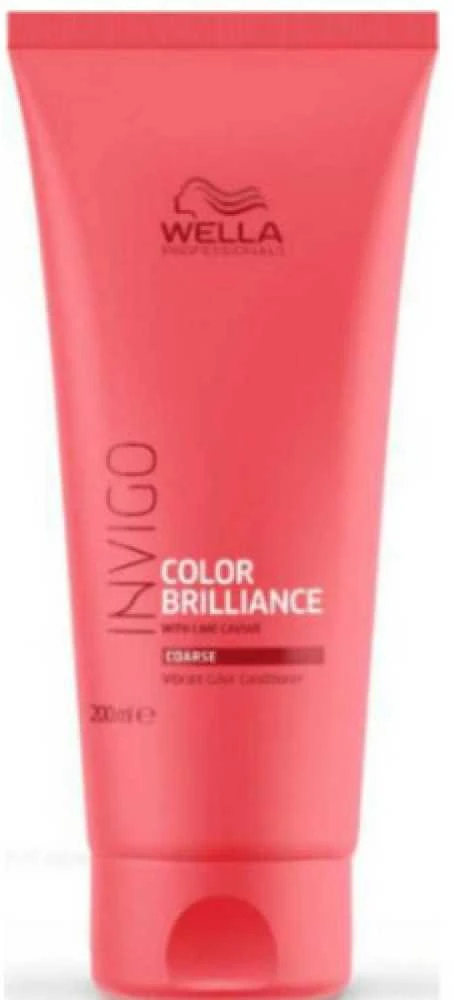 Kondicionierius dažytiems, šiurkštiems plaukams Wella Invigo Color Brilliance Coarse Conditioner 200ml