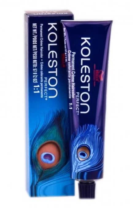 Wella Koleston Perfect 5/41 dažų pakuotė ir tūbelė