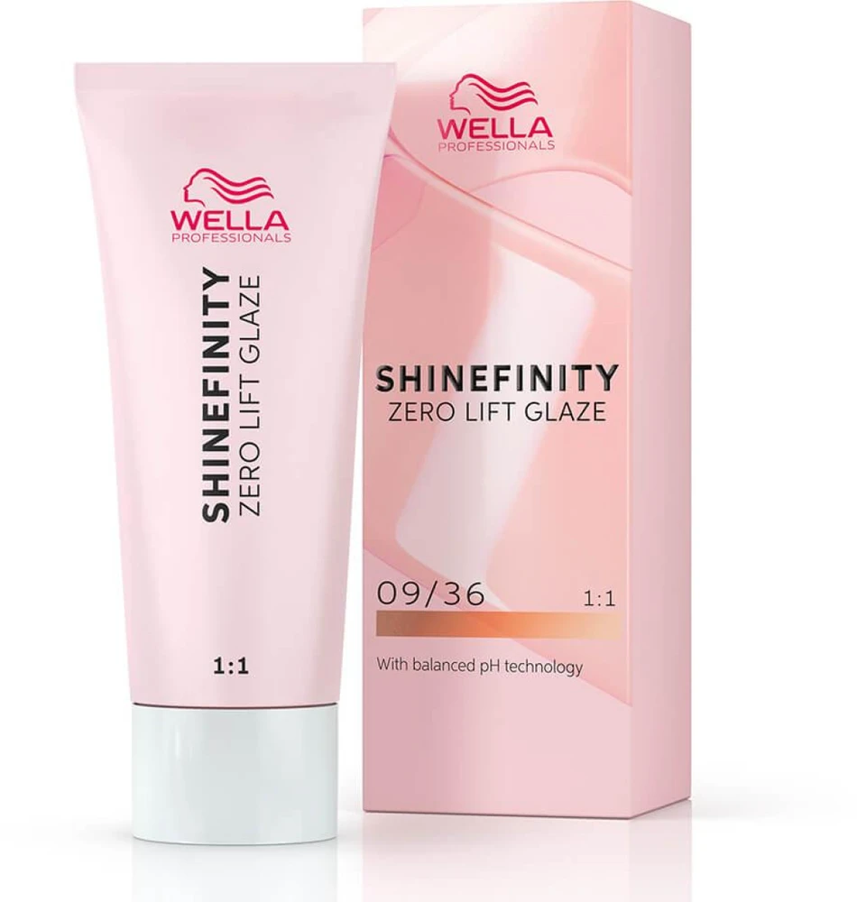 Plaukų dažai Wella Professionals Shinefinity Glaze 60ml - 09/36