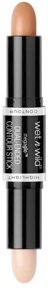 Wet N Wild Megaglo Dual Ended Contour Stick dvipusė pieštukinė veido kontūravimo priemonė, Medium Light