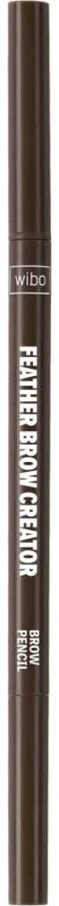 Wibo Feather Brow Creator antakių pieštukas tamsiai rudas
