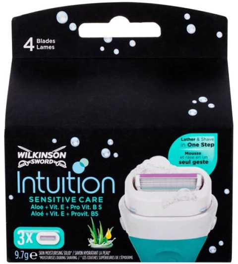 Wilkinson Sword Intuition Sensitive Care keičiami peiliukai moterims, 1 peiliukas