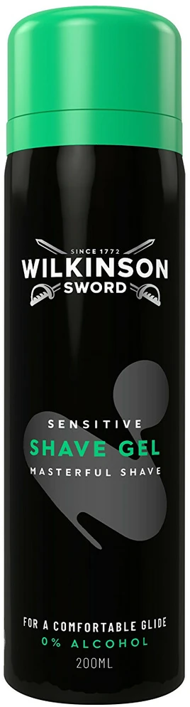 Wilkinson Sword Sensitive skutimosi gelis (skutimosi želė), 200 ml