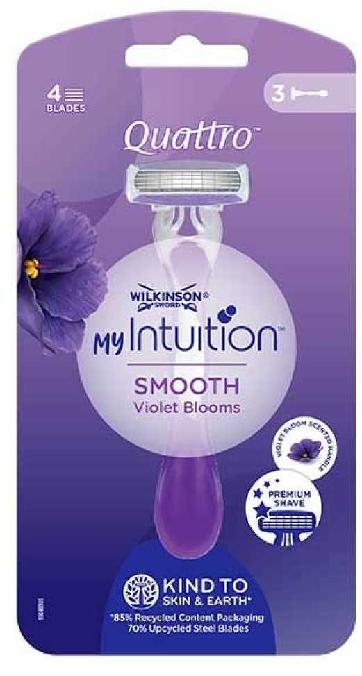 Wilkinson Sword Wilkinson My Intuition Quattro Smooth Violet Bloom