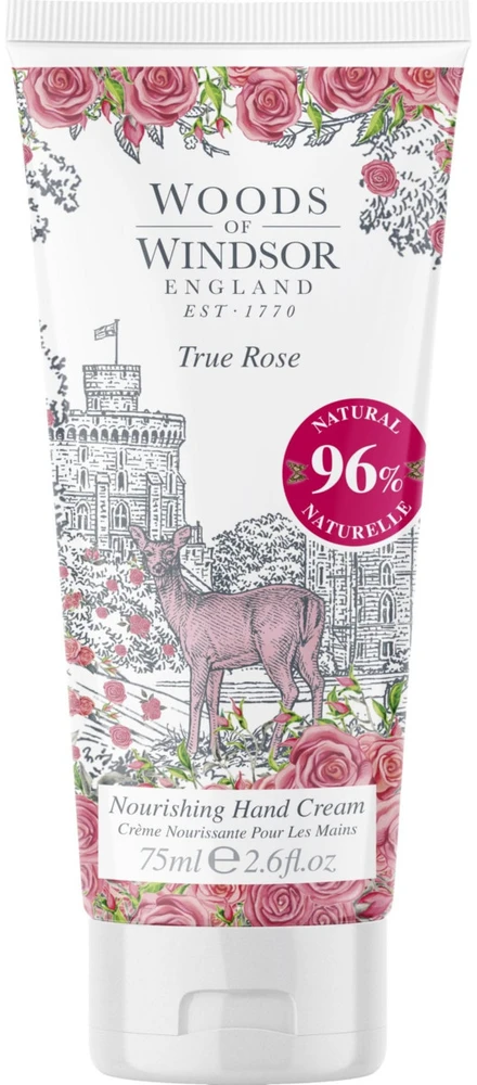 Woods Of Windsor True Rose maitininantis Hand Kreminis, 75 ml