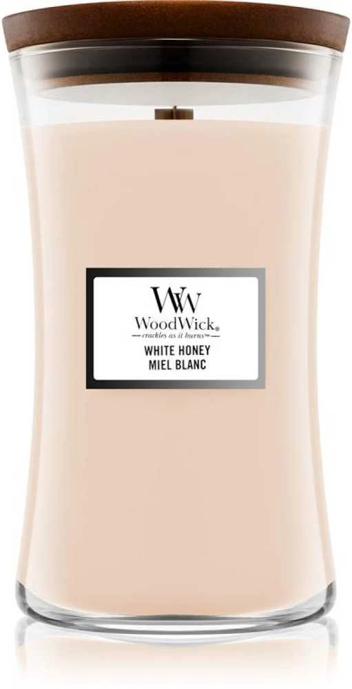 WoodWick Aromatinė žvakė (White Honey), 609,5 g