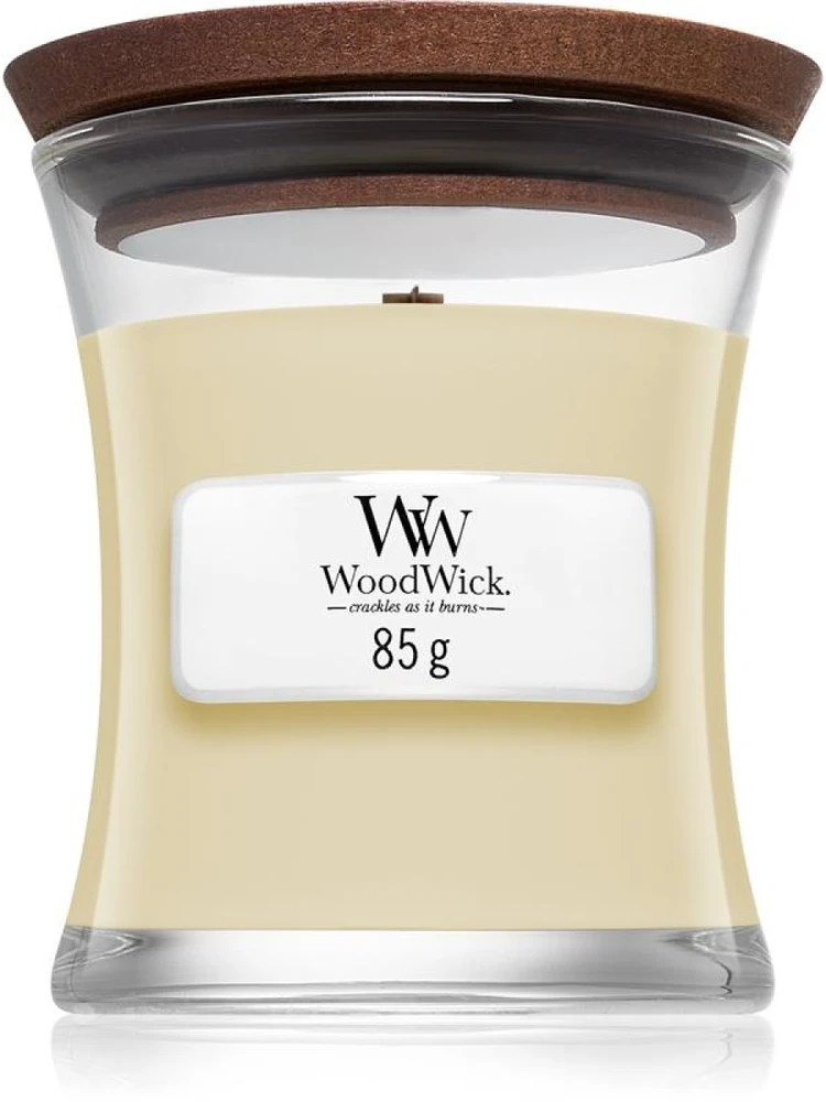WoodWick Aromatinė žvakė (White Teak), 85 g