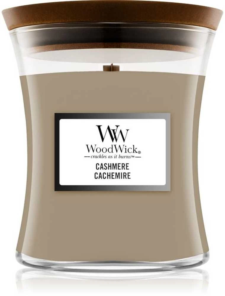 WooodWick Aromatinė žvakė (Cashmere), 275 g (Pažeista pakuotė)