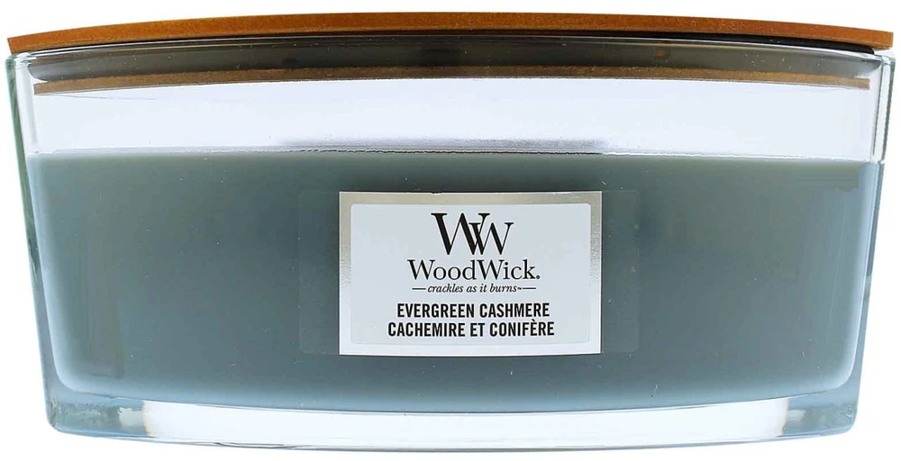 WoodWick Aromatinė žvakė (Evergreen Cashmere), 453,6 g