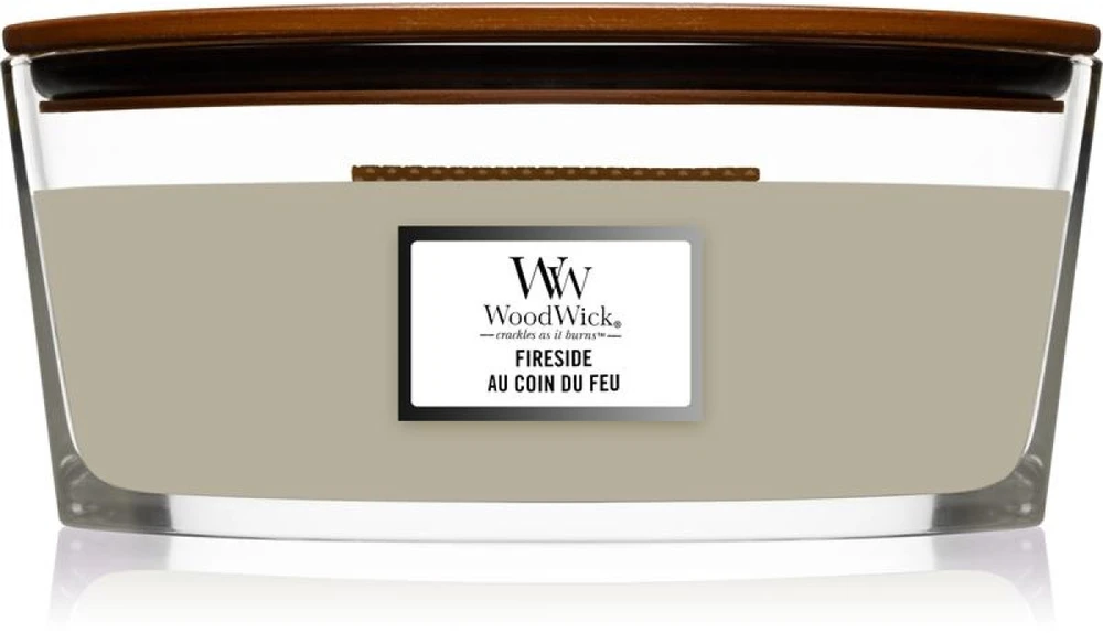 WoodWick Aromatinė žvakė (Fireside), 453,6 g