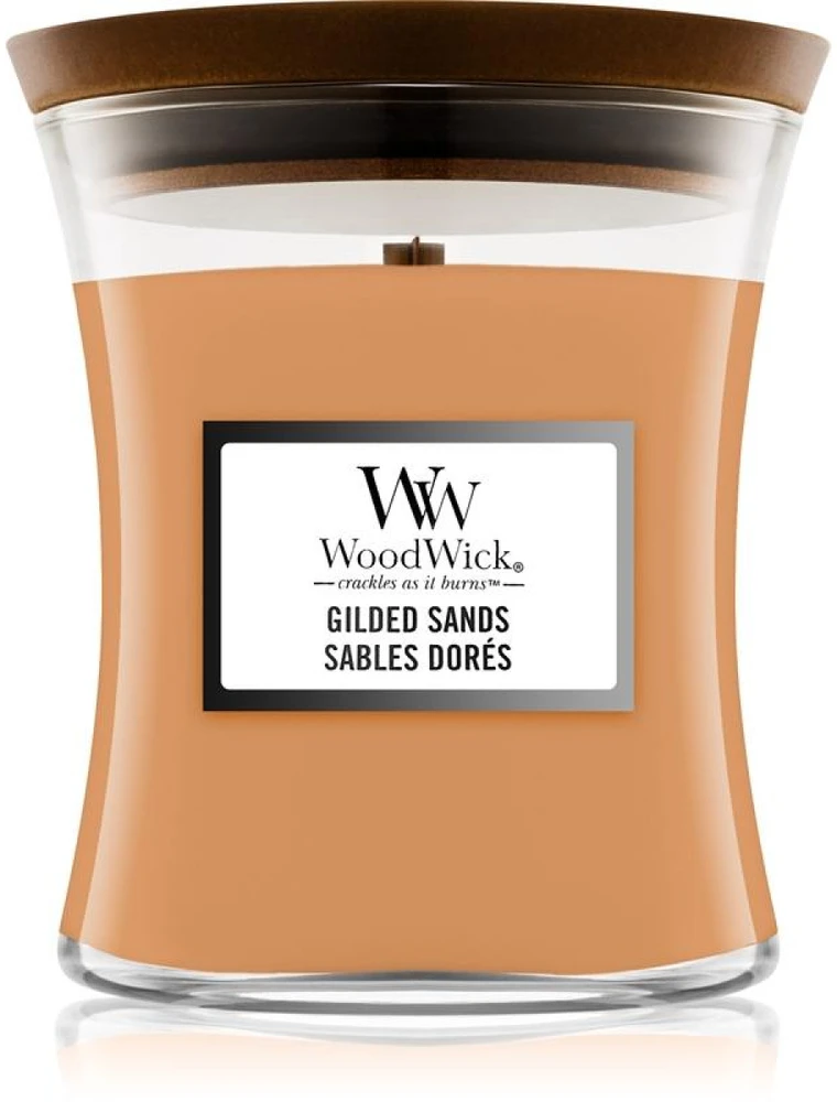 Woodwick Gilded Sands Scented Candle kvapioji žvakė, 275 g
