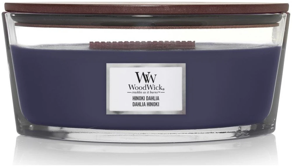 WoodWick Aromatinė žvakė (Hinoki Dahlia), 453,6 g