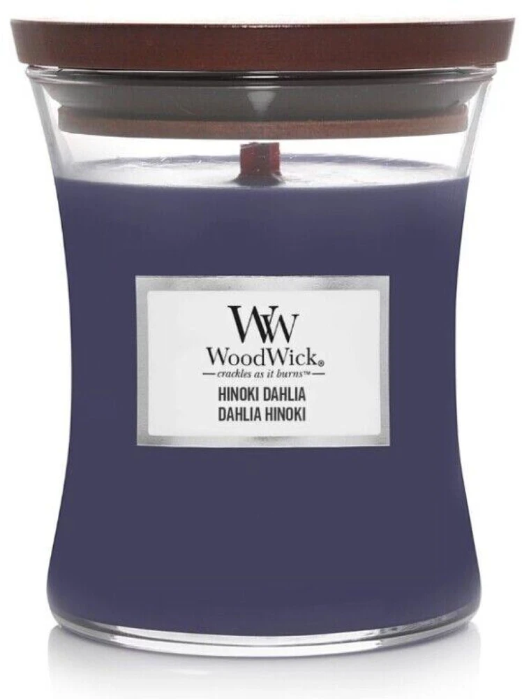WoodWick Aromatinė žvakė (Hinoki Dahlia), 275 g