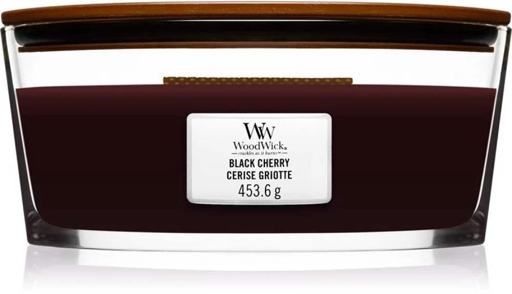 WoodWick Aromatinė žvakė (Black Cherry), 453,6 g
